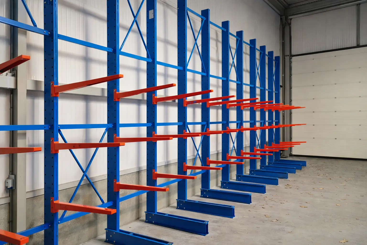 Installatie van rekken